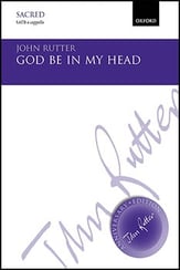 God Be in My Head SATB choral sheet music cover